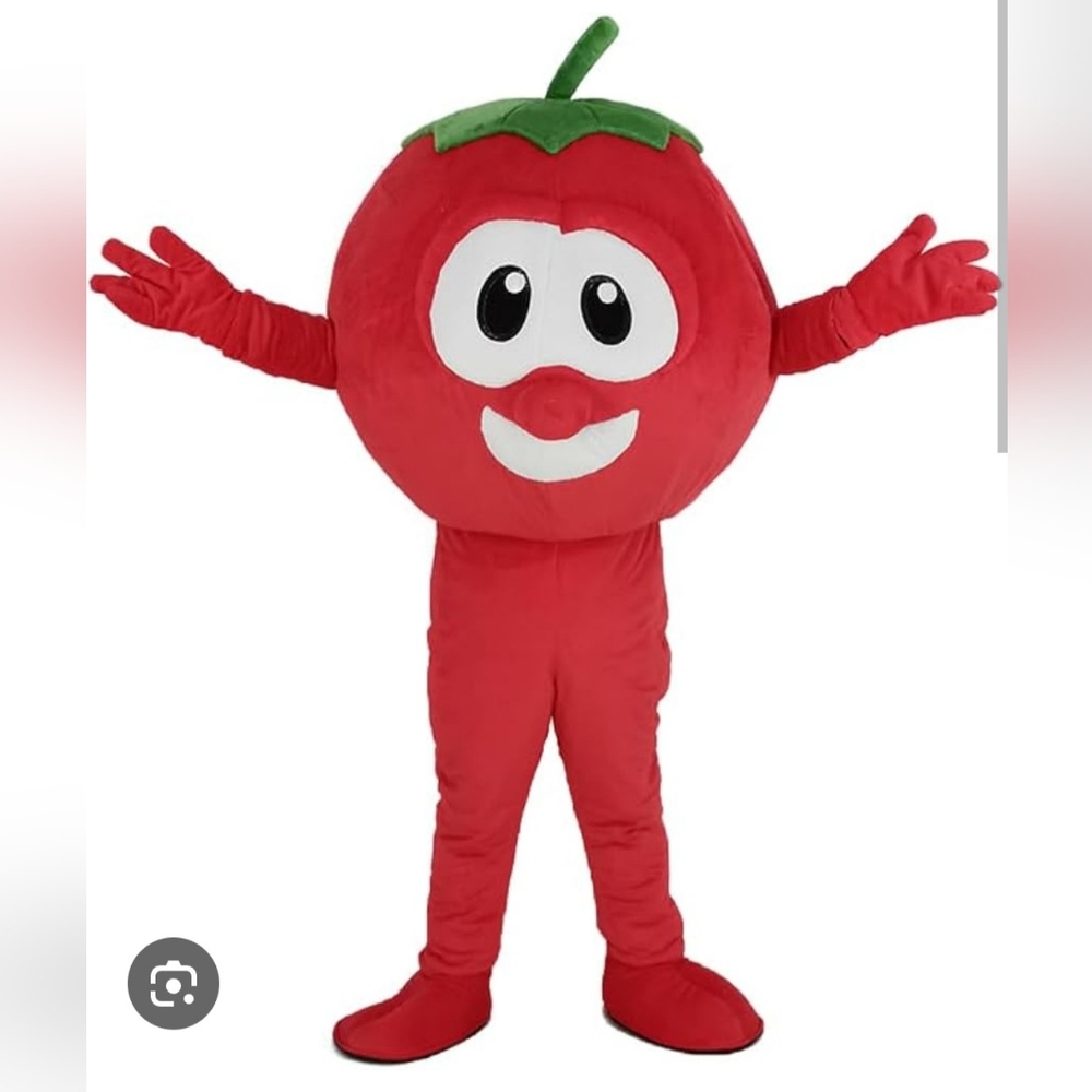 Brand New Bob the Tomato Adult Mascot, Veggitales, Vegetable